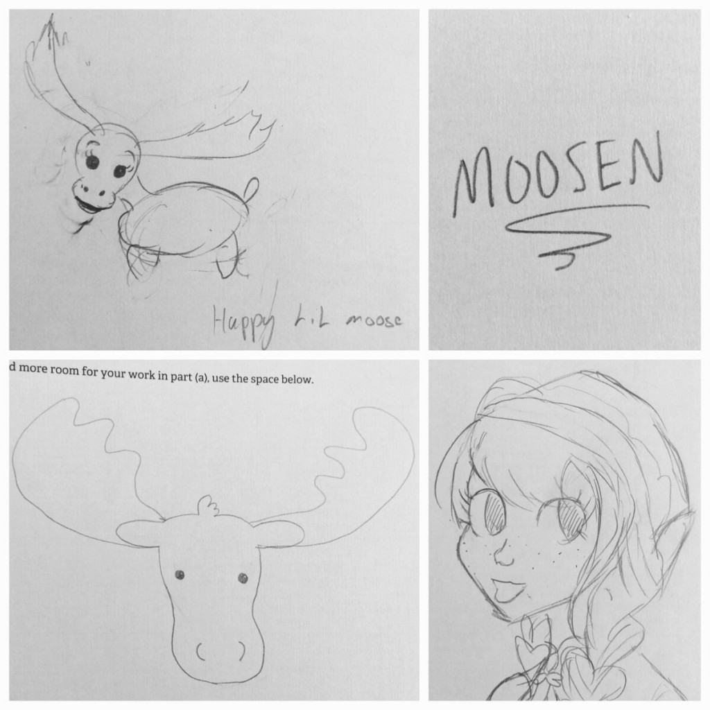 (No, that last one is definitively not a moose.)